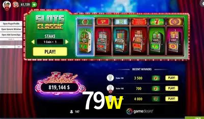 Descubra o Mundo do Cassino Online com 79w